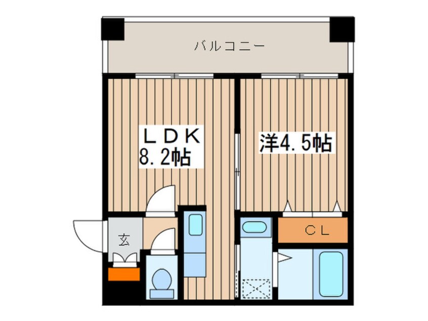 間取図 スカイパレスＮ１８