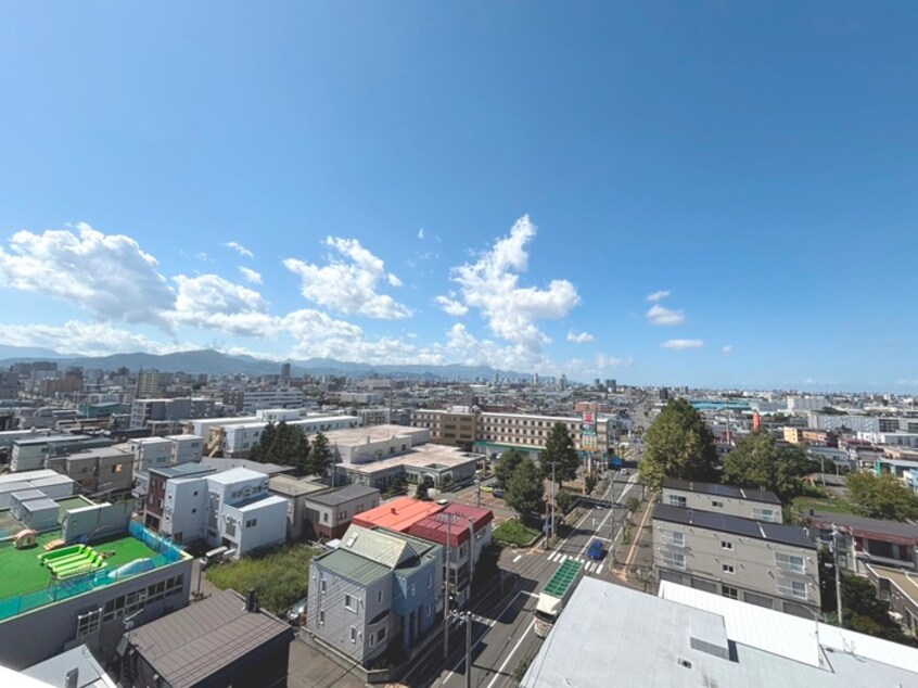 室内からの展望 プレサント平和通２