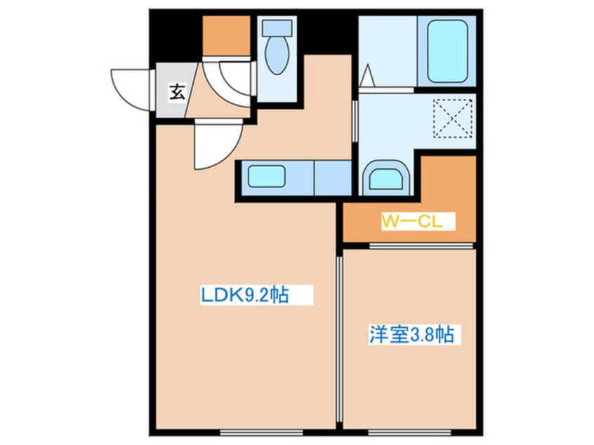 間取図 テラン厚別