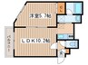 フォレスト円山 1LDKの間取り