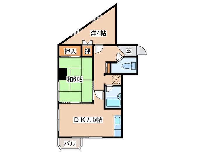 間取り図 浅元マンション