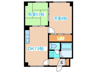 間取図 サンライズマンションⅡ