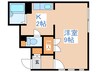 メゾンエクレ－レ北３５条 1Kの間取り
