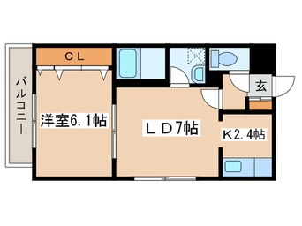 間取図 ＫＺ　ＢＬＤ．