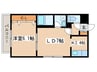 ＫＺ　ＢＬＤ． 1LDKの間取り