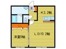 コ－トＳ＆Ｒ 1LDKの間取り