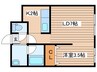 コ－トＳ＆Ｒ 1LDKの間取り