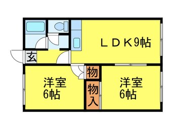 間取図 ラフォ－レ山鼻