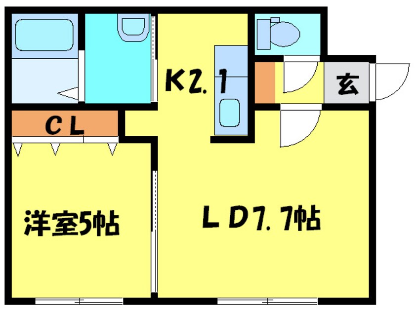 間取図 YELL北7条