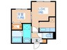 T-SQUARE Ⅱ 1LDKの間取り