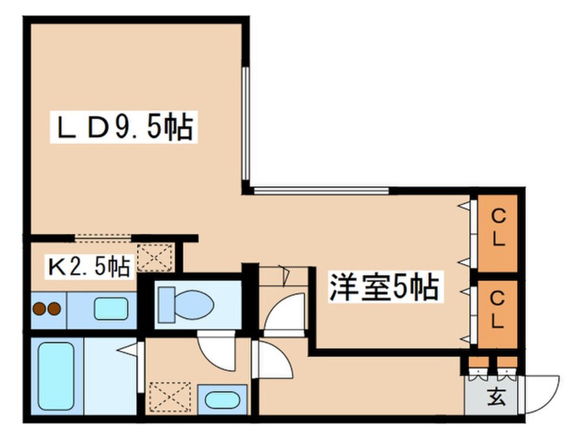 間取図 ブラスハート麻生