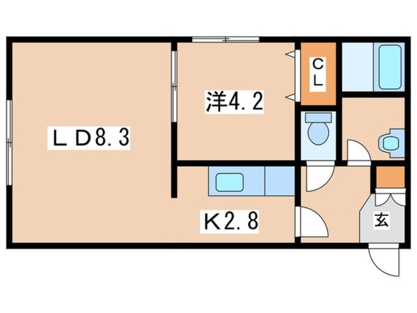 間取図 サザンフィールド東札幌