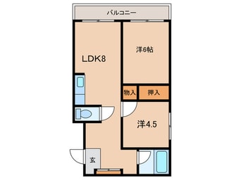間取図 レピュート平岸
