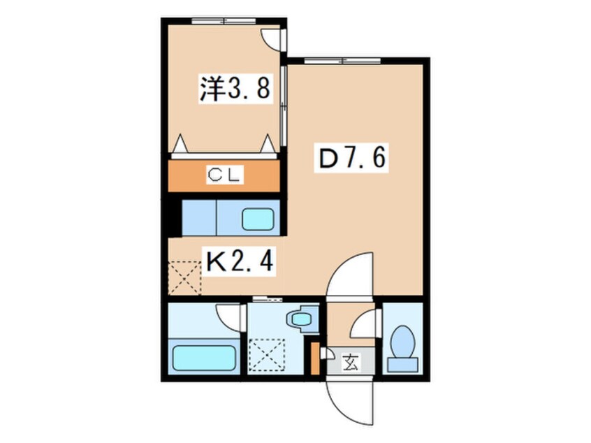 間取図 FLoresta43°