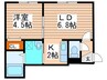 グランド　ルー 1LDKの間取り