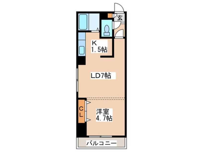 間取図 コトン月寒中央