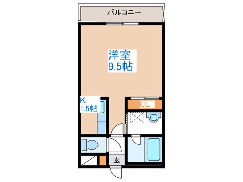 間取図 セントポ－リア拾番館