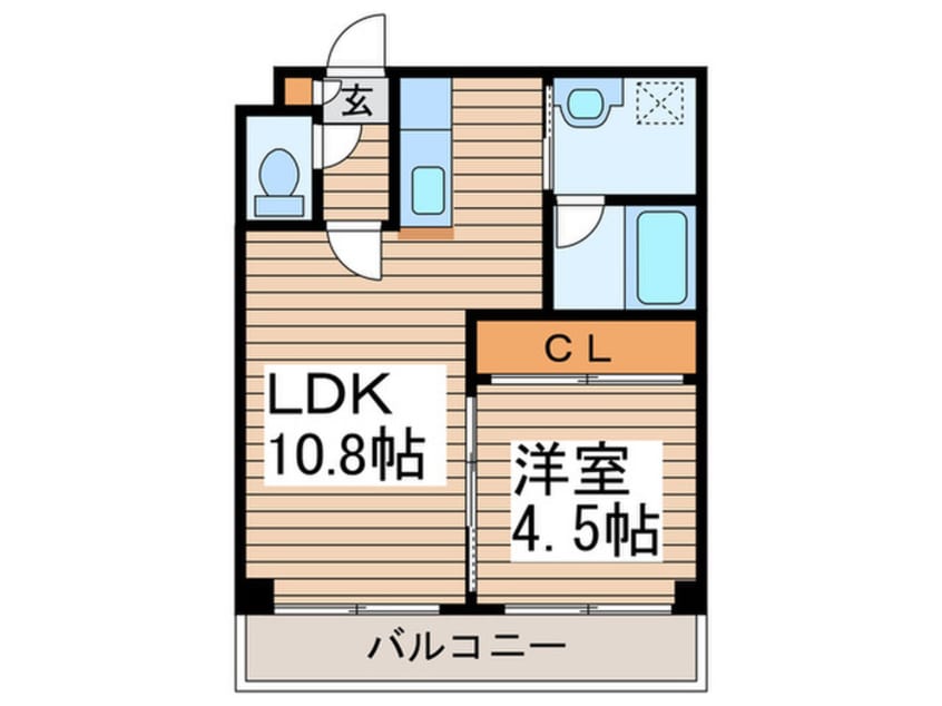 間取図 セントポ－リア拾番館
