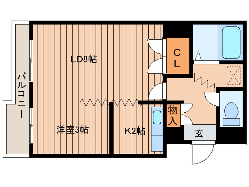 間取図 エスパシオ琴似