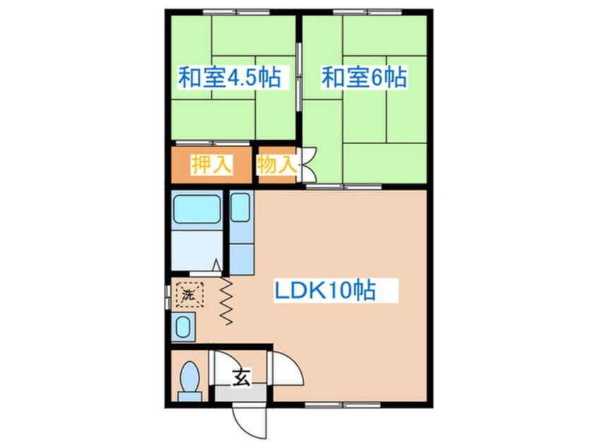 間取図 リバーハイツ