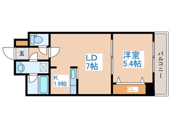 間取図 シティアベニュ－南３条