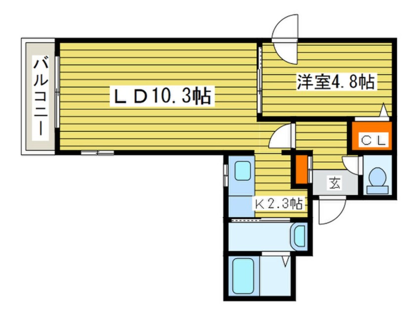 間取図 スタジオ１９