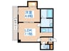 アヴァンティ６５ 1LDKの間取り