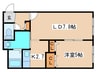 ＥｓｔａｔｅＮ２１ 1LDKの間取り
