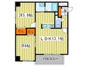 Ｎ６ウエスト１１・Ｍの間取図