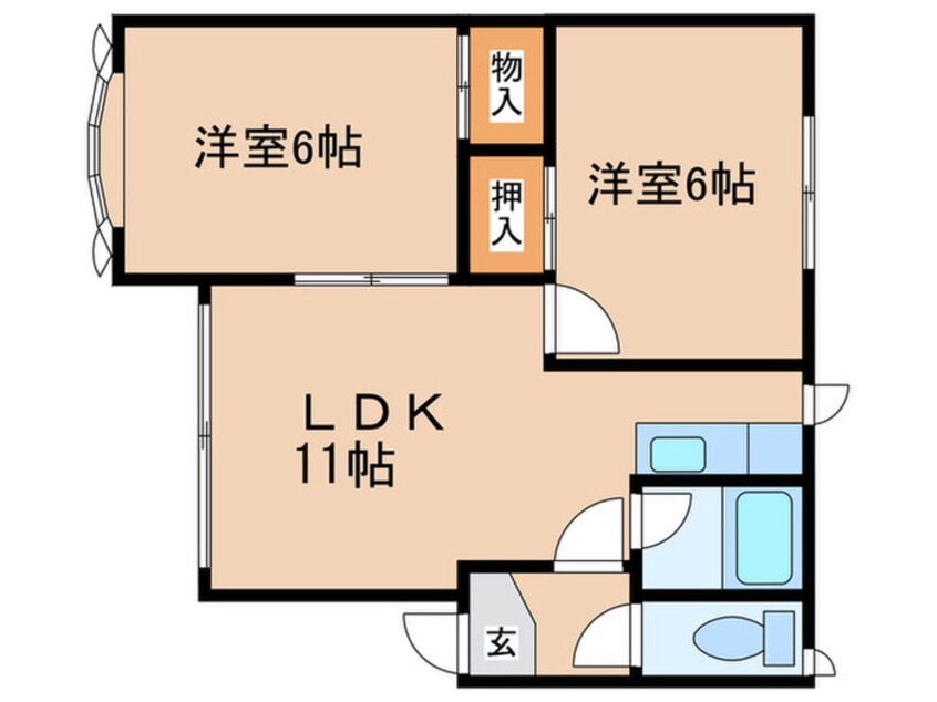 間取図 パールハイム