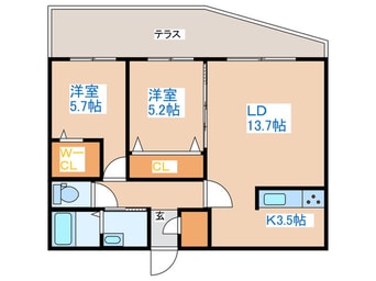 間取図 アルタイル1ｓｔ
