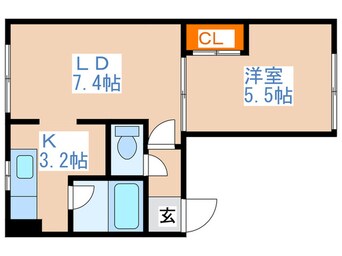 間取図 アーバンテラス南平岸