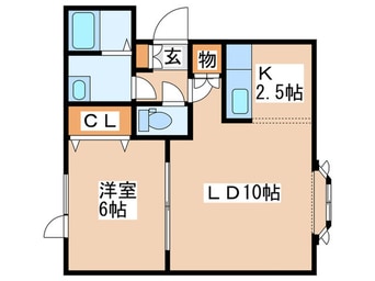 間取図 マーサ北円山B