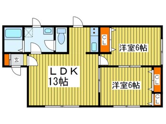 間取図 フリーダム１－７