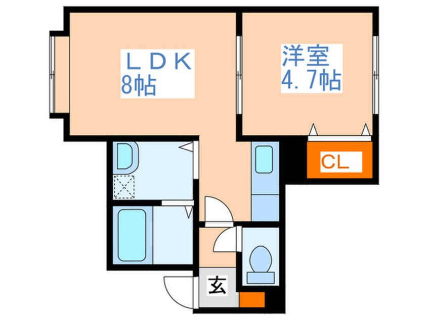 間取図 PRESTIGE HIRAGISHI