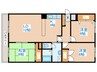 レスポワ－ル発寒 3LDKの間取り