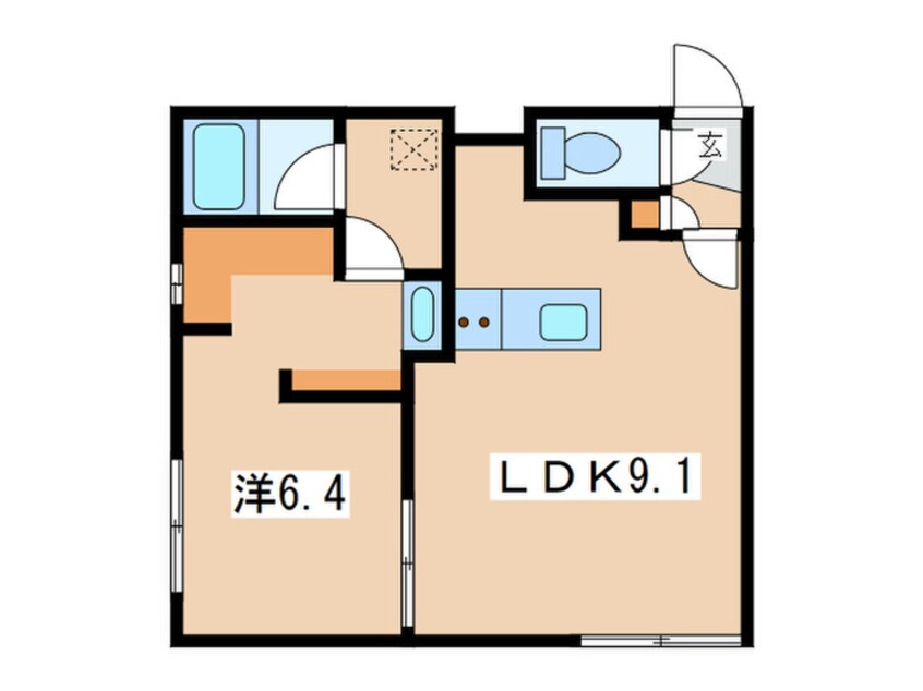 間取図 フィオーレ　サーラ