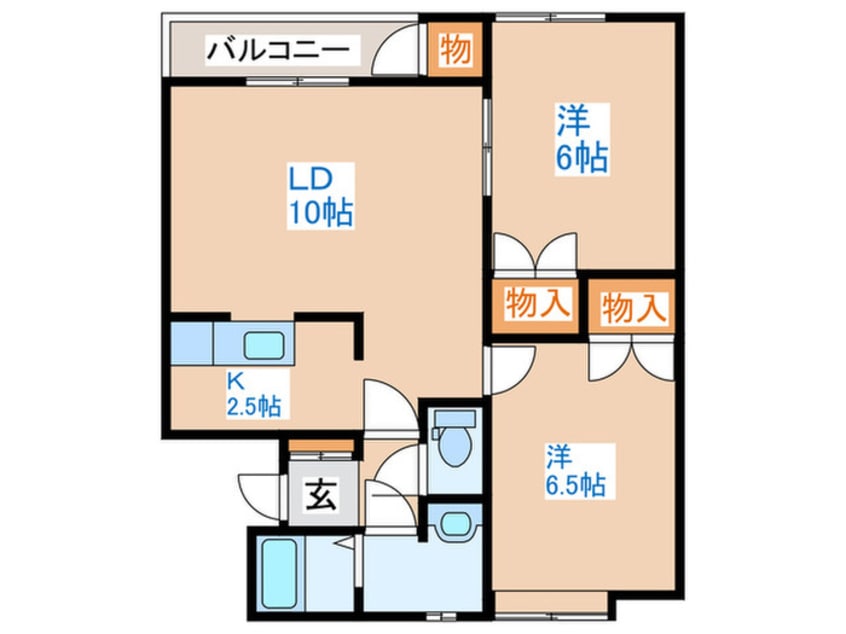 間取図 セゾンﾄﾞ円山