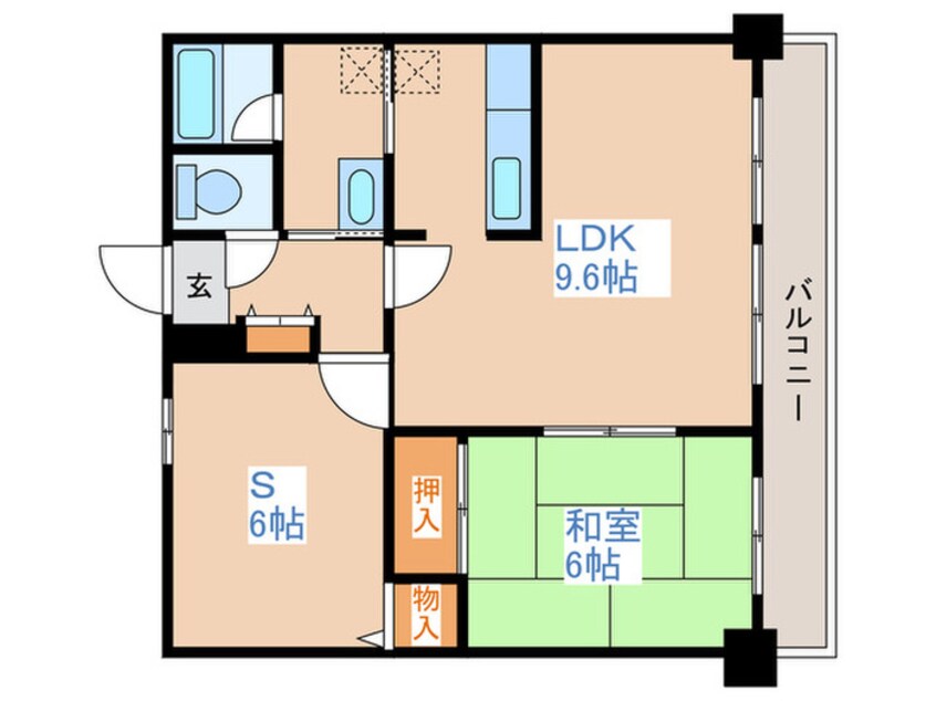 間取図 アムール平岸