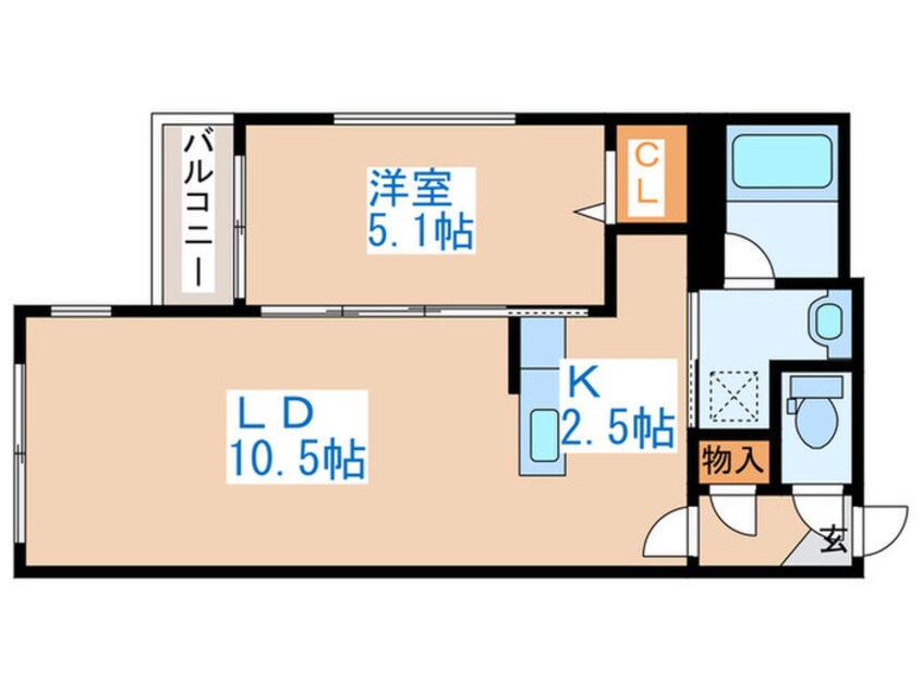 間取図 プランドールルノン北１条