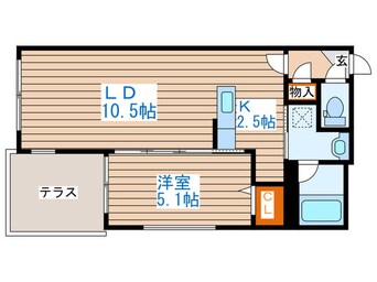 間取図 プランドールルノン北１条