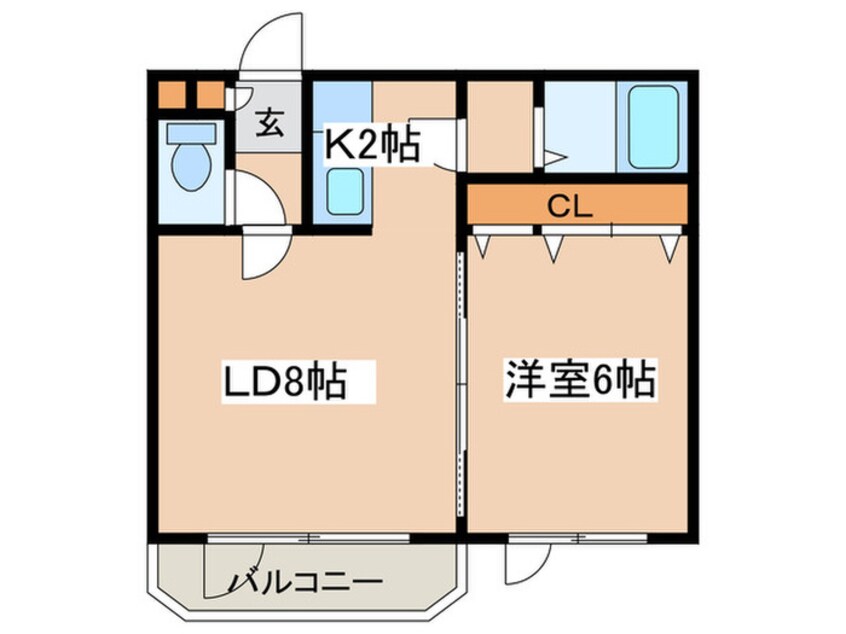 間取図 シャルマン２６