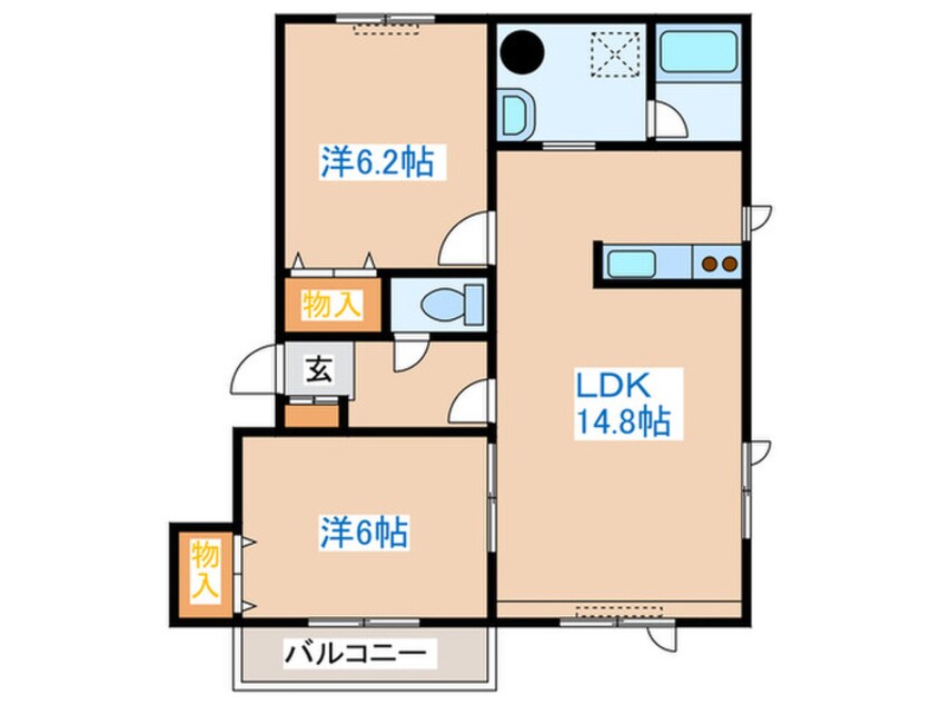 間取図 Ｋ・アベニューⅡ