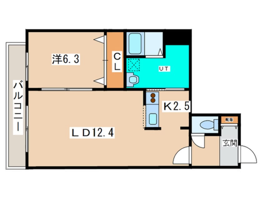 間取図 エステラ東札幌