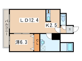 間取図 エステラ東札幌