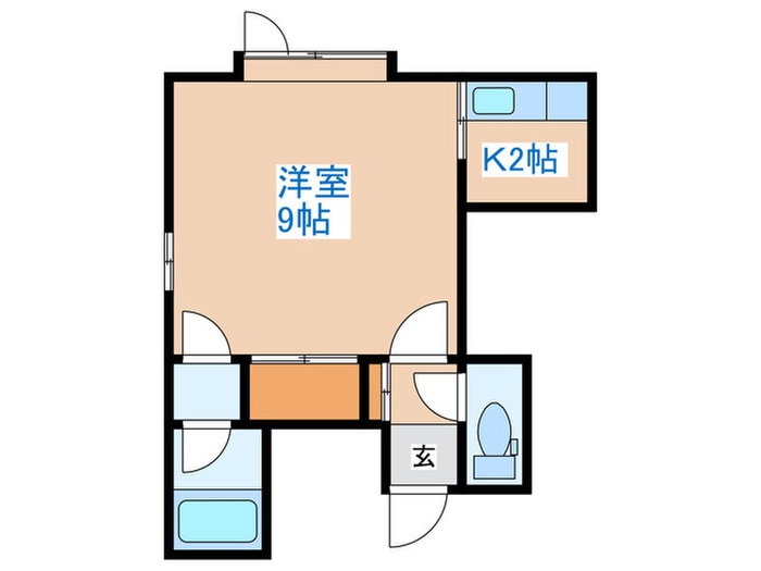 間取り図 ｳｴｽﾄﾀｳﾝ曙
