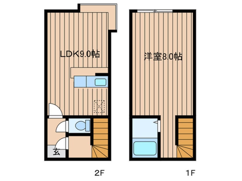 間取図 ベルノ真駒内