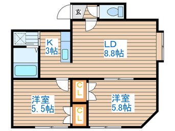 間取図 アーバンコート宮の沢