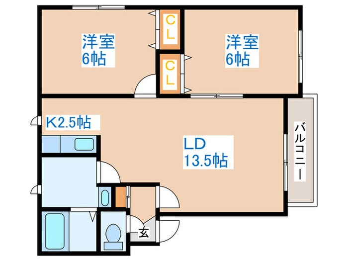 間取り図 メゾンヴァイオレット