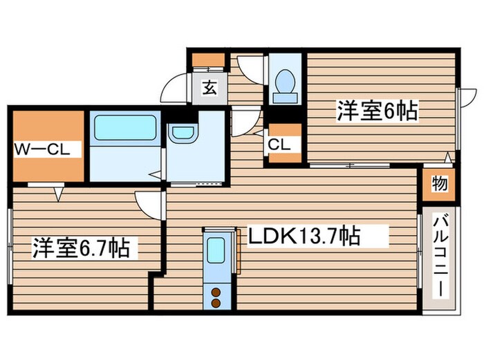 間取り図 グランメ－ル